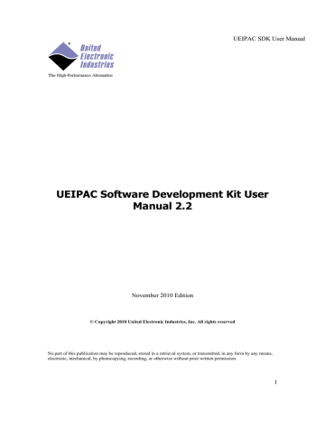 UEIPAC Software Manual | Manualzz