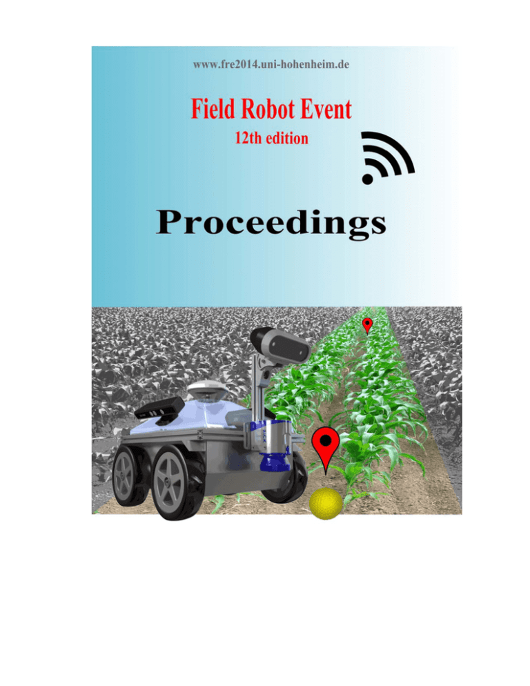 2. Task Description - Field Robot Event 2014 2. Task Description - Field Robot Event 2014