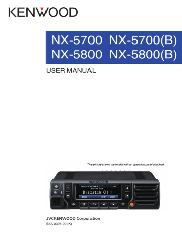 Kenwood NX 5800 User Manual Manualzz