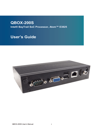 Quanmax QBOX-200S User manual | Manualzz