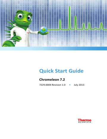 Quick Start Guide - Chromeleon 7.2 | Manualzz