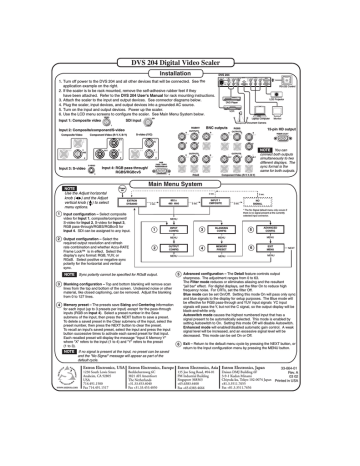 Extron DVS 204 | Manualzz