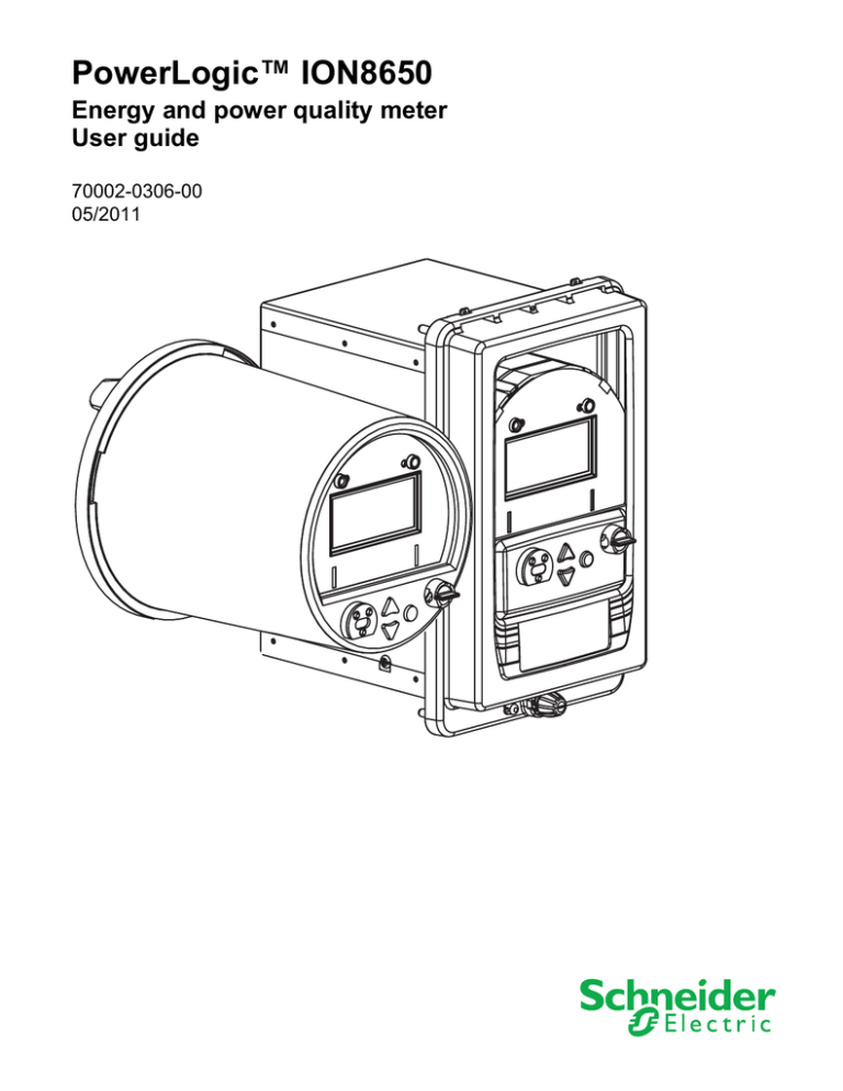 8650 User Guide - Schneider Electric 8650 User Guide - Schneider Electric
