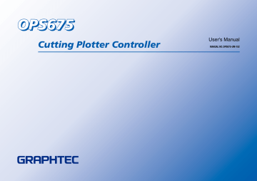 Cutting Plotter Controller | Manualzz