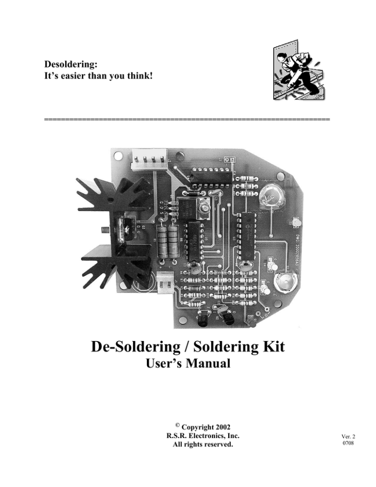 Desoldering Desoldering
