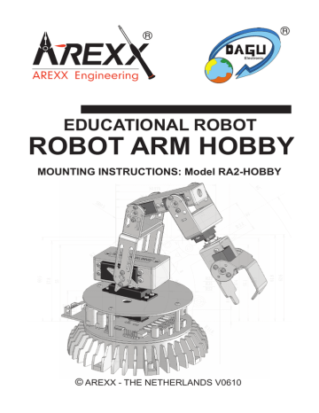 ROBOT ARM HOBBY - Rapid Electronics ROBOT ARM HOBBY - Rapid Electronics