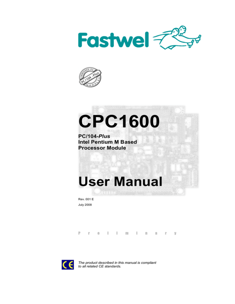 CPC1600 User Manual CPC1600 User Manual
