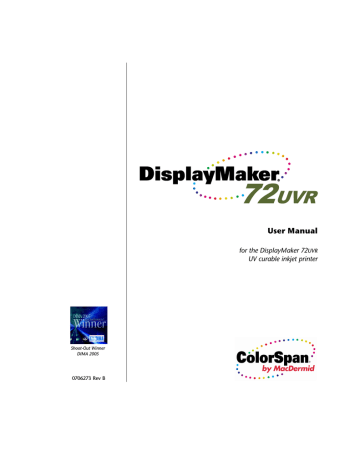 DisplayMaker 72UVR User Manual DisplayMaker 72UVR User Manual