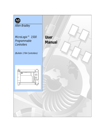 MicroLogix 1500 Programmable Controllers User Manual MicroLogix 1500 Programmable Controllers User Manual
