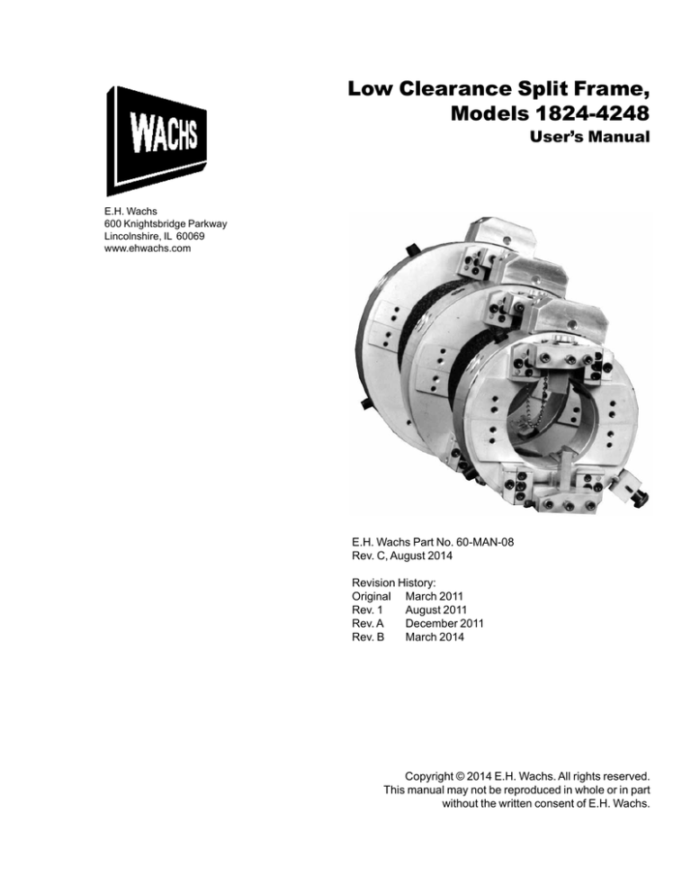 Manual - EH Wachs Manual - EH Wachs