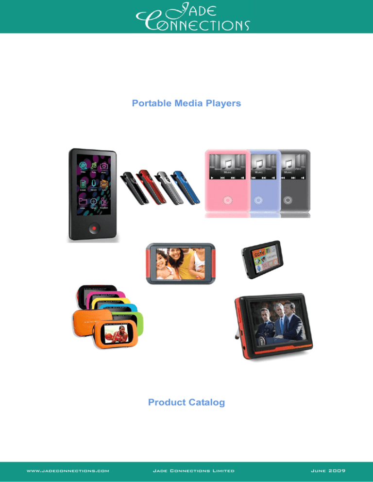 Portable Media Players Product Catalog Portable Media Players Product Catalog