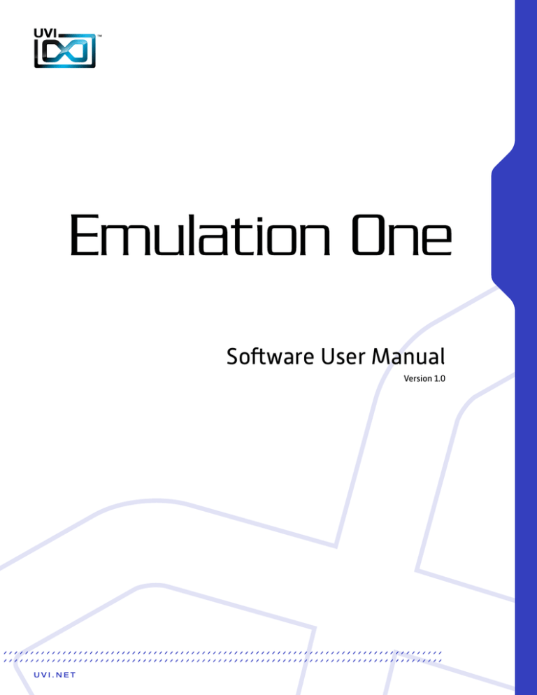 Software User Manual Software User Manual