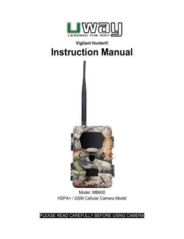 UWAY Vigilant Hunter Instruction manual | Manualzz