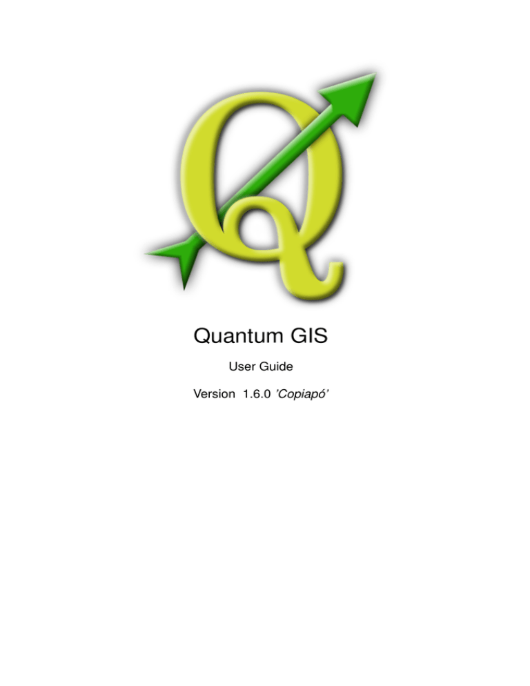 QGIS User Guide - OSGeo Server QGIS User Guide - OSGeo Server