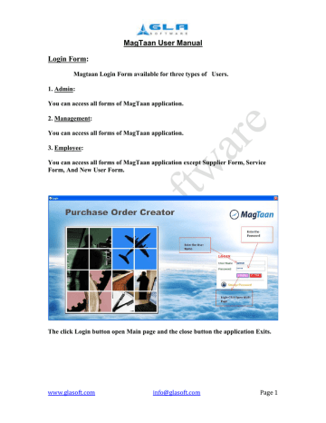 MagTaan User Manual Login Form: | Manualzz MagTaan User Manual Login Form: | Manualzz