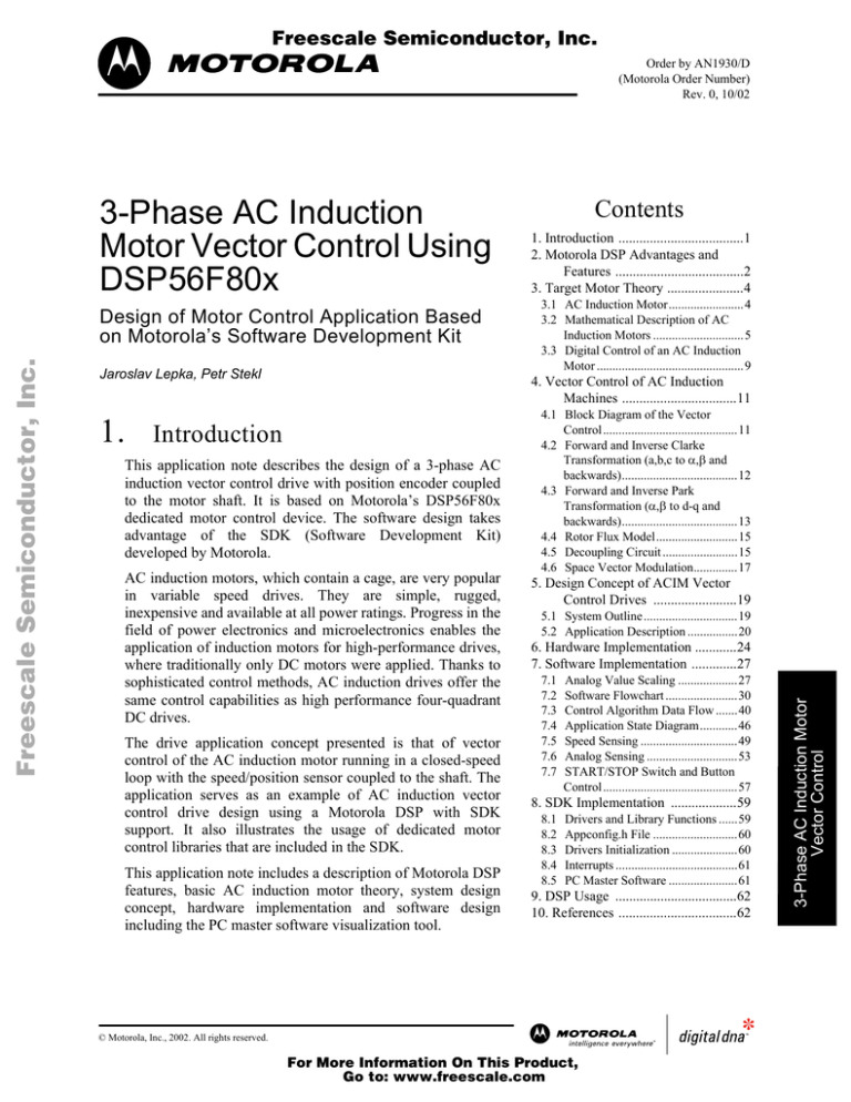 AC Induction Motor AC Induction Motor