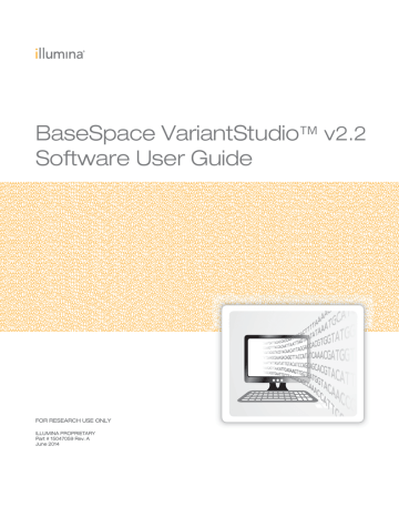 BaseSpace VariantStudio User Guide | Manualzz BaseSpace VariantStudio User Guide | Manualzz