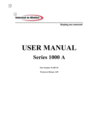Ward Electronics IIM 1000A User manual | Manualzz Ward Electronics IIM 1000A User manual | Manualzz