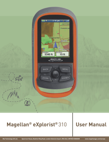 Magellan eXplorist 310 User manual | Manualzz