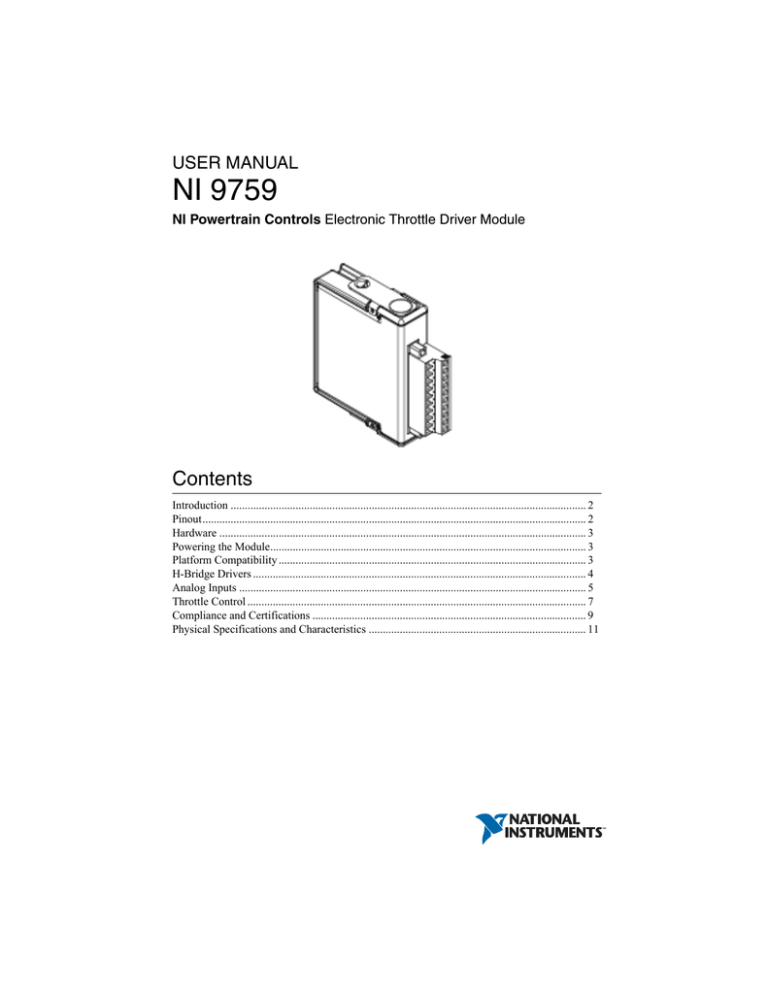 NI 9759 User Manual - National Instruments NI 9759 User Manual - National Instruments
