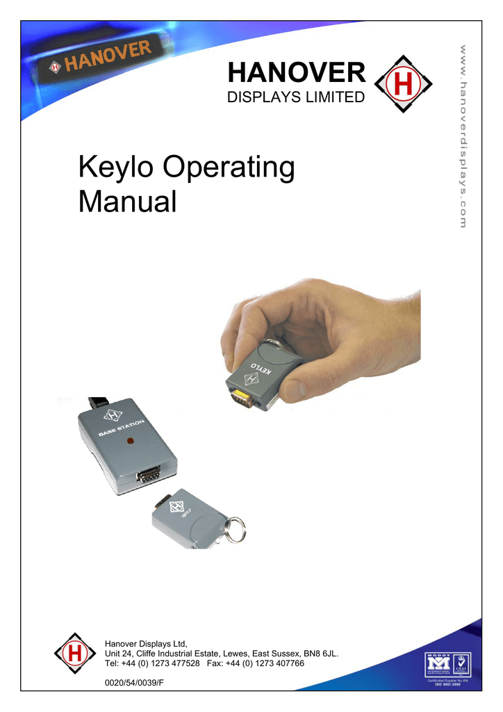 Keylo Operating Manual Manualzz