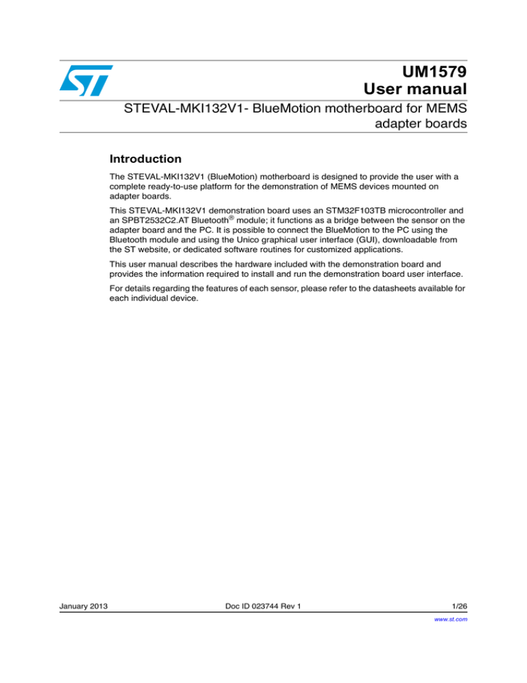 STEVAL-MKI132V1 - STMicroelectronics STEVAL-MKI132V1 - STMicroelectronics