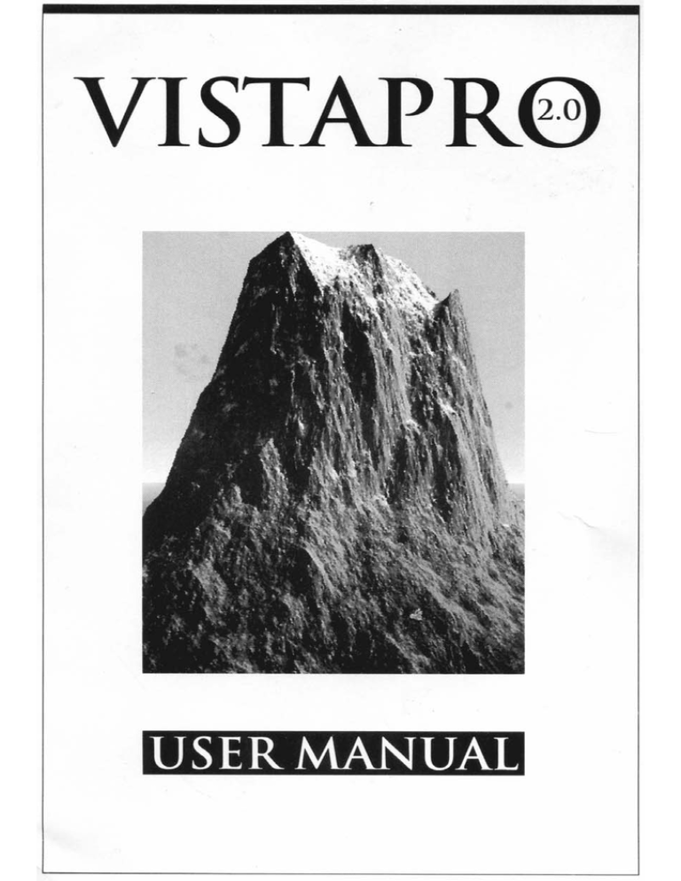 Vista Pro 2 User Manual - Chicago Classic Computing Vista Pro 2 User Manual - Chicago Classic Computing