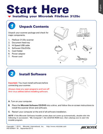 Microtek FileScan 3125c MRS-600ADFplus User manual | Manualzz Microtek FileScan 3125c MRS-600ADFplus User manual | Manualzz