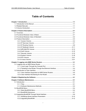 H3C MSR 30 Series User manual | Manualzz H3C MSR 30 Series User manual | Manualzz