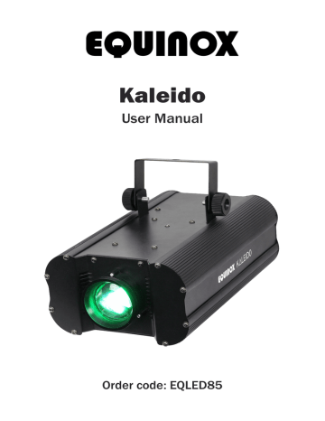 Equinox Systems Kaleido EQLED85 User manual | Manualzz