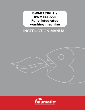 BWMI1206.1 / BWMI1407.1 Fully integrated washing machine | Manualzz