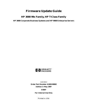 Firmware Update Guide (99X/Family) Firmware Update Guide (99X/Family)