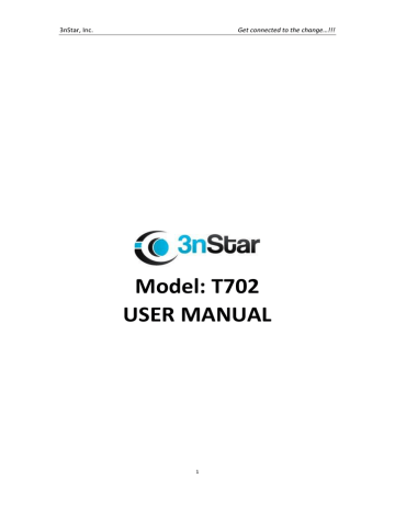 3nStar T702 User manual | Manualzz