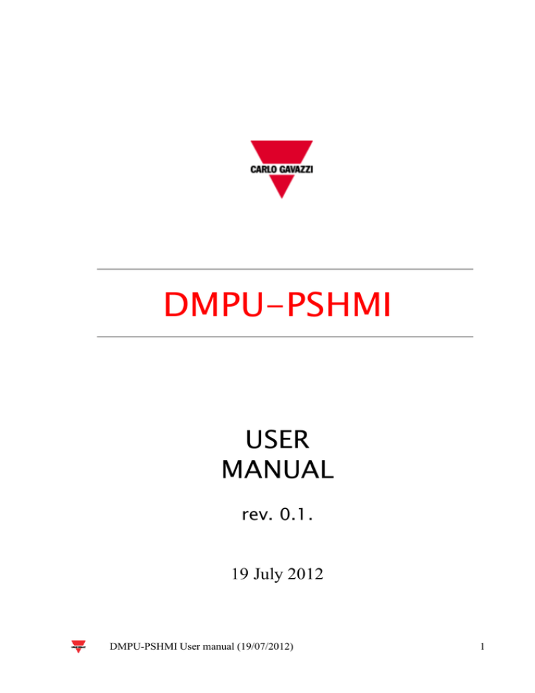 AmpCom HMI User Manual V.0.1 AmpCom HMI User Manual V.0.1