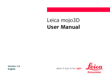 Leica mojo3D User Manual | Manualzz Leica mojo3D User Manual | Manualzz