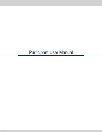 Participant User Manual Participant User Manual