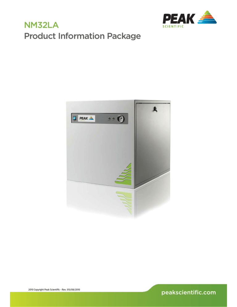 Peak Scientific NM32LA Nitrogen Generator Peak Scientific NM32LA Nitrogen Generator