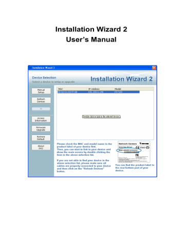 Installation Wizard 2 User`s Manual Installation Wizard 2 User`s Manual