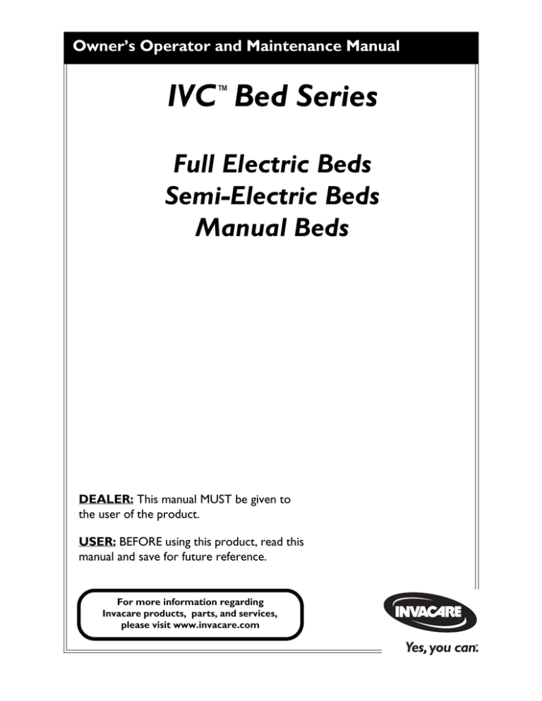 IVC™Bed Series - Bay State Medical IVC™Bed Series - Bay State Medical