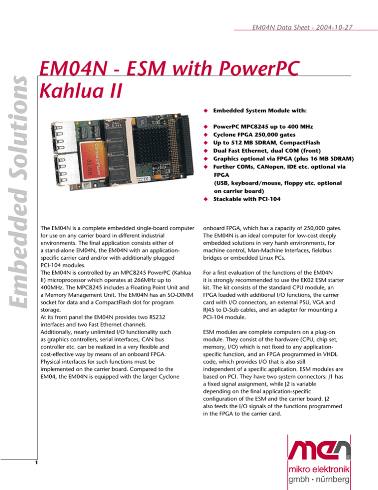 EM04N - Vox Technologies EM04N - Vox Technologies
