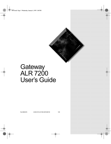 Gateway ALR 7200 User manual | Manualzz Gateway ALR 7200 User manual | Manualzz