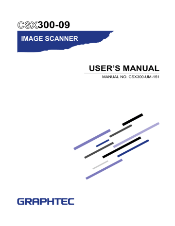 GRAPHTEC CSX300-09 User manual | Manualzz GRAPHTEC CSX300-09 User manual | Manualzz