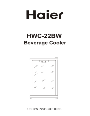 Haier HWC-22BW User manual Haier HWC-22BW User manual