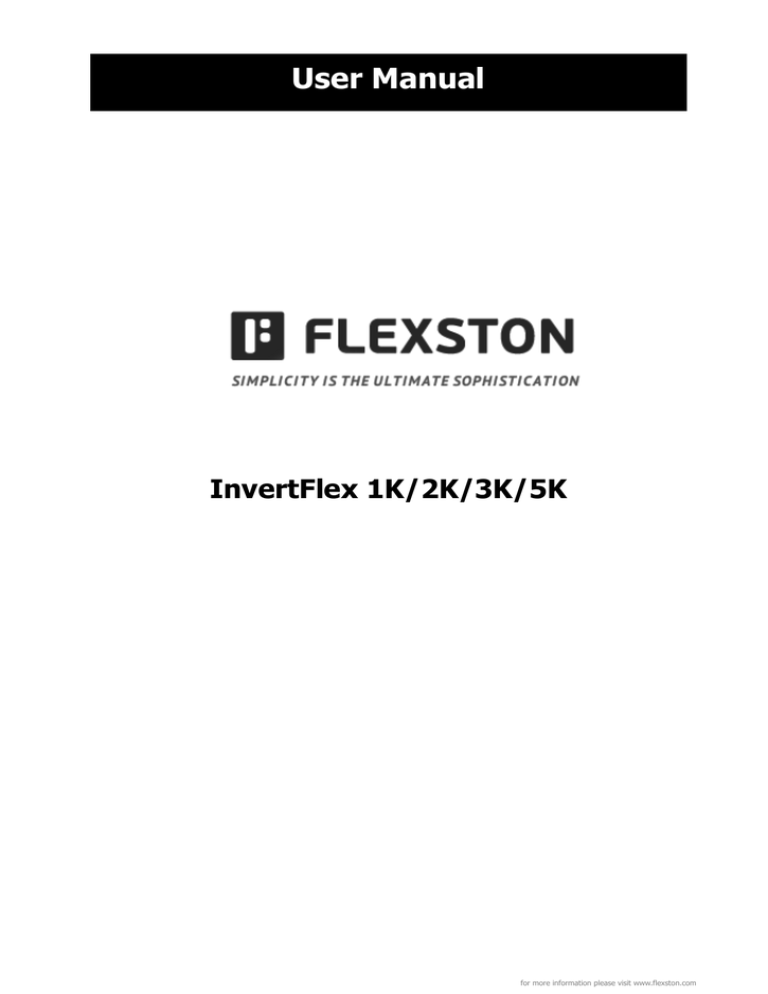 InvertFlex User Manual ver 2.0 InvertFlex User Manual ver 2.0