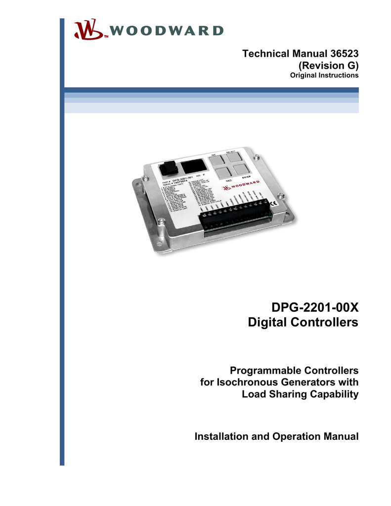 DPG 2201 00X Digital Controllers Manualzz