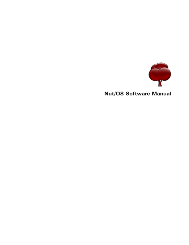 Nut/OS Software Manual Nut/OS Software Manual