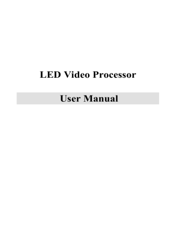 LVP502 user manual LVP502 user manual