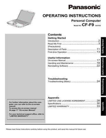 Operating Instructions Operating Instructions