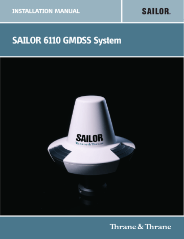 SAILOR 6110 Installation | Manualzz