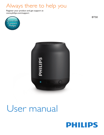 Philips BT50W/37, BT50G/37, BT50B/37 User manual Philips BT50W/37, BT50G/37, BT50B/37 User manual